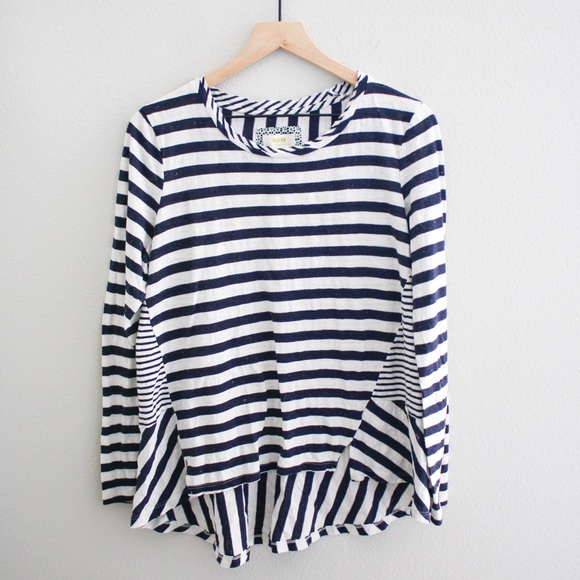 Anthropologie Tops - Maeve Striped Long Sleeve